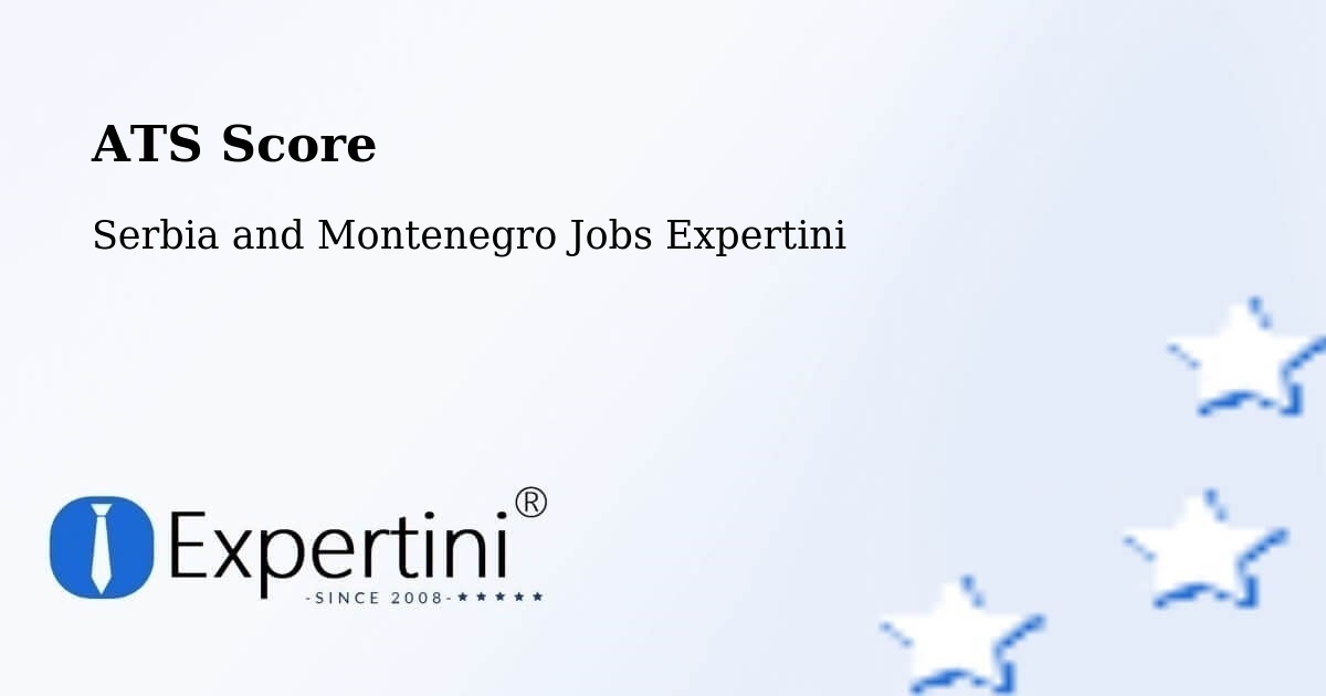 Resume ATS Score & Job Description Match Tool – Bracebridge - Serbia and Montenegro Jobs Expertini