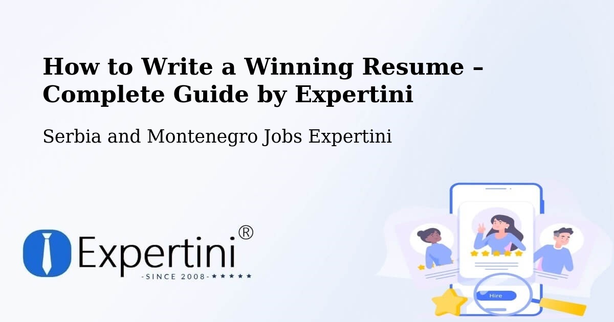 Resume Writing Guide for Job Seekers – Bracebridge - Bracebridge, Serbia and Montenegro Jobs Expertini